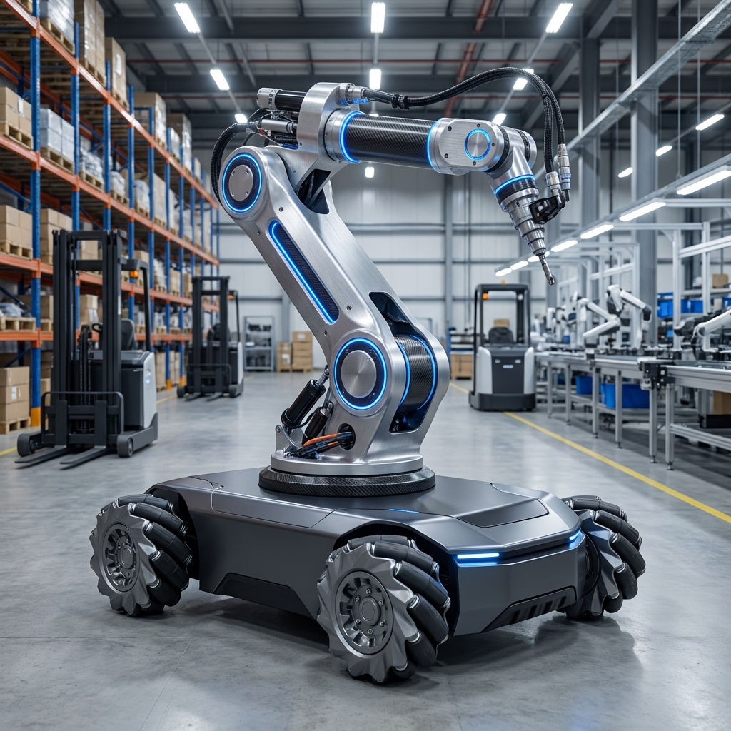 Robotic Arm on Omnidirectional Base